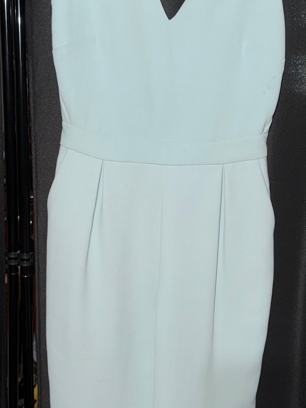 Massimo Dutti Light Blue Sleeveless  Sheath Jumpsuit
